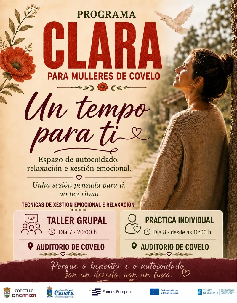 Covelo ofrece técnicas de relajación y gestión emocional para mujeres