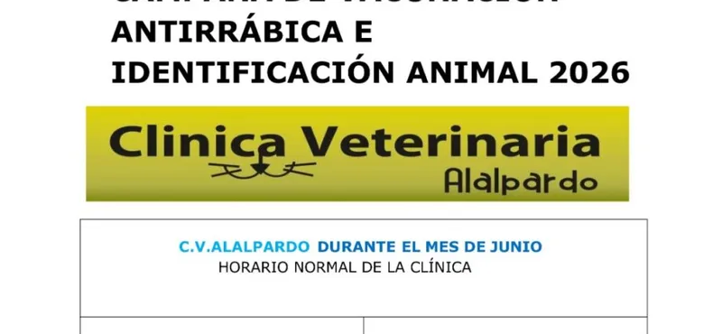 Valdeolmos-Alalpardo inicia su campaña de vacunación antirrábica y chipaje animal en junio
