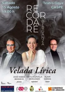 Caspe celebra una velada lírica en honor a Teresa Berganza