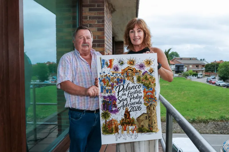 José Luis Pulido gana el concurso del cartel de las fiestas de San Pedro Advíncula de Polanco