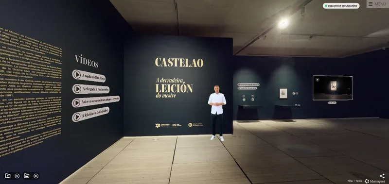 El Museo de Pontevedra lanza la versión digital de la exposición 'Castelao. A derradeira leición do mestre'