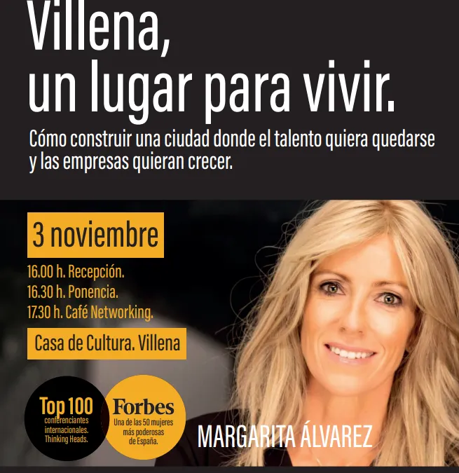 Margarita Álvarez analiza el talento y el crecimiento empresarial en Villena