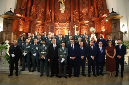 Manzanares celebra la festividad de la Virgen del Pilar con la Guardia Civil