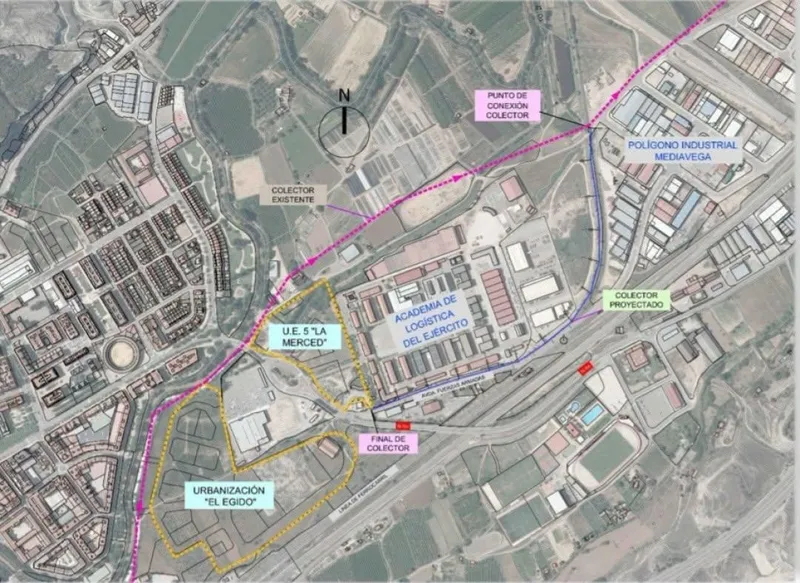 Calatayud licita la ampliación del colector del río Jalón por casi medio millón de euros
