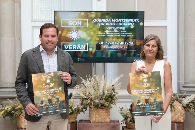 La Diputación de Pontevedra lleva un concierto lírico a Forcarei como parte del ciclo 'Son Verán'