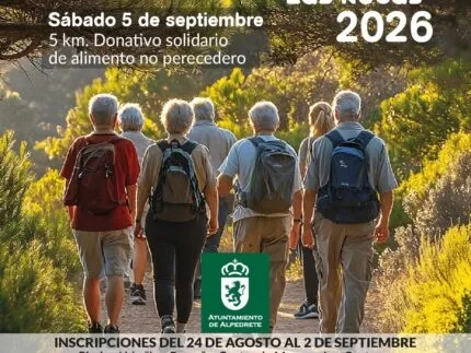 XXIV Marcha de Mayores “Las Rocas” en Alpedrete el 5 de septiembre