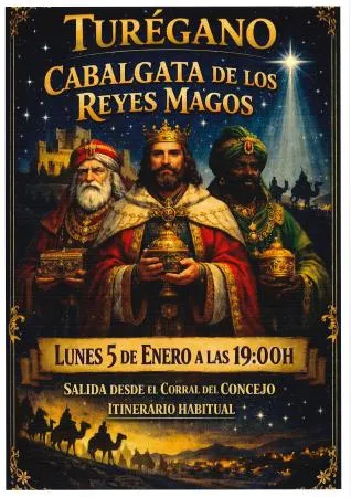 Turégano anuncia la Cabalgata de Reyes Magos 2026