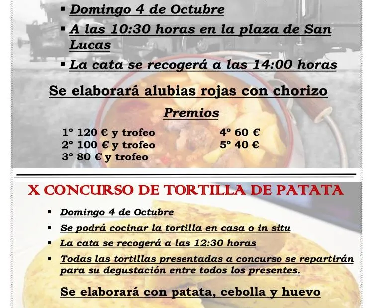 Entrambasaguas celebra el XIII Concurso de Olla Ferroviaria y X de Tortilla de Patata