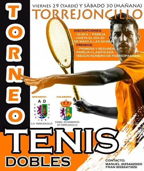 Torrejoncillo celebra la I Convivencia Deportiva con un torneo de tenis