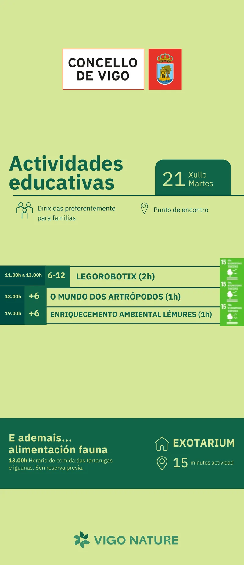 Vigo celebra talleres de robótica y naturaleza para todos los públicos
