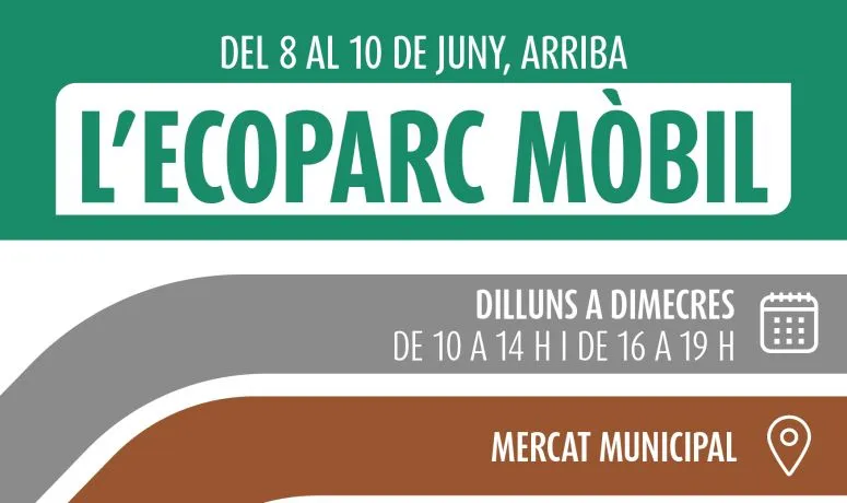 El Ecoparque móvil de la Emtre regresa a Burjassot en junio para el reciclaje de residuos