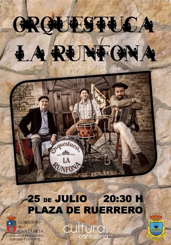Valderredible celebra la verbena de 'Orquestuca la Runfona' el 25 de julio