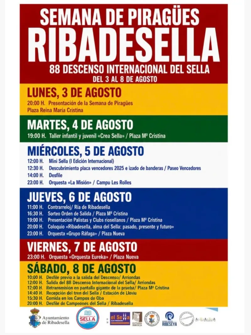 Ribadesella se prepara para la emblemática Semana de Les Piragües 2026