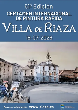 Riaza abre la exposición del Certamen de Pintura Rápida "Villa de Riaza" 2026