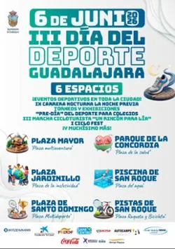 Guadalajara celebra el III Día del Deporte con actividades en seis espacios