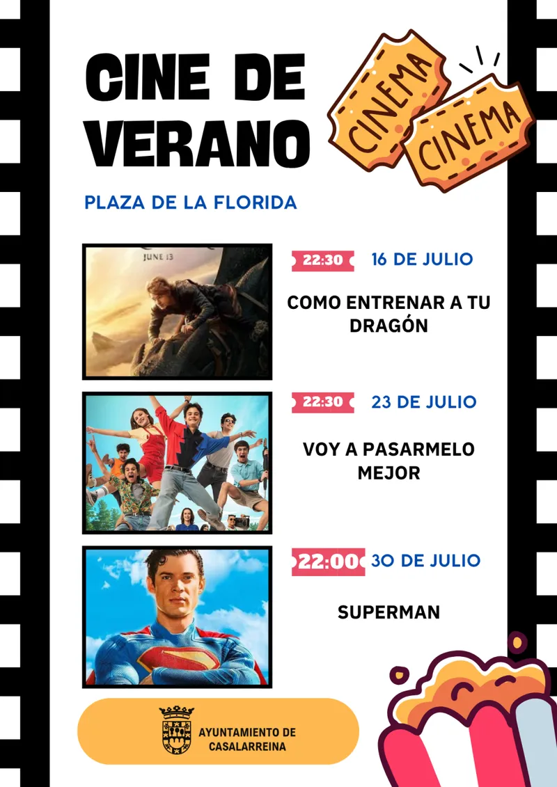 Casalarreina proyectará películas gratuitas durante julio