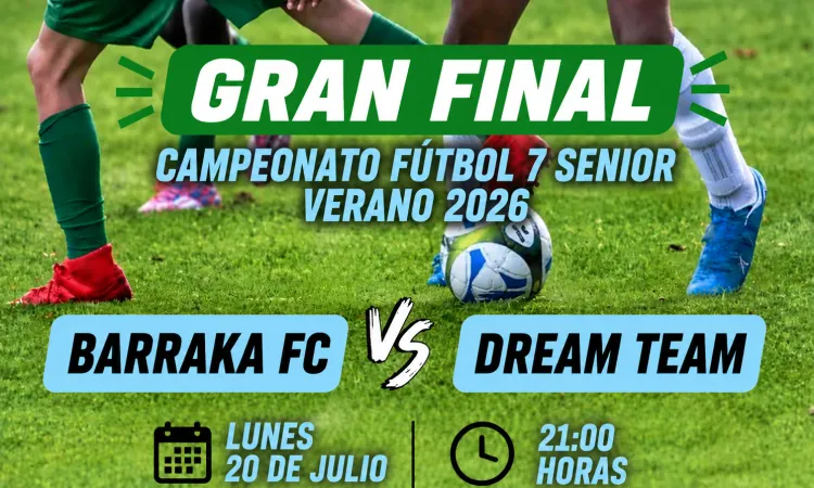 Barraka FC y Dream Team disputarán la final del Campeonato de Fútbol 7 Sénior de Casariche