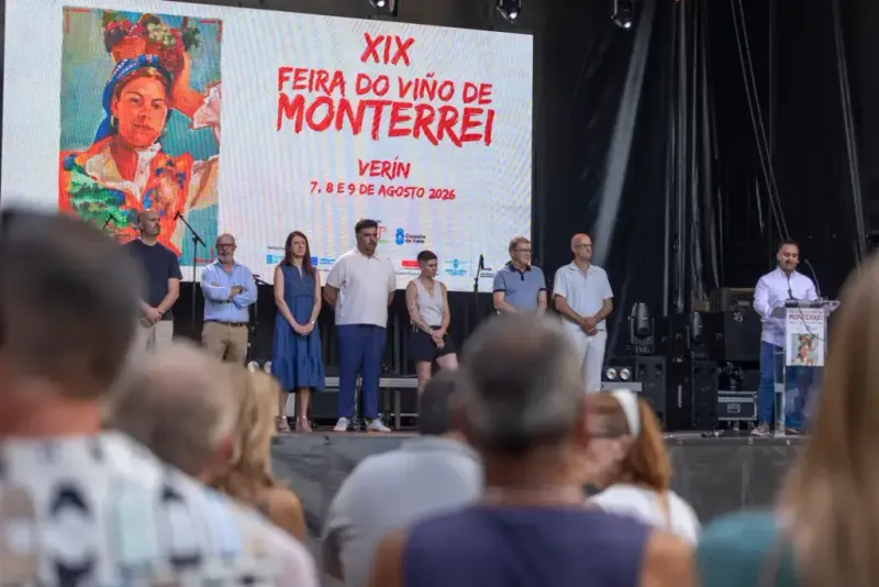 Verín celebra la XIX Feira do Viño de Monterrei con un homenaje a la tradición y la innovación