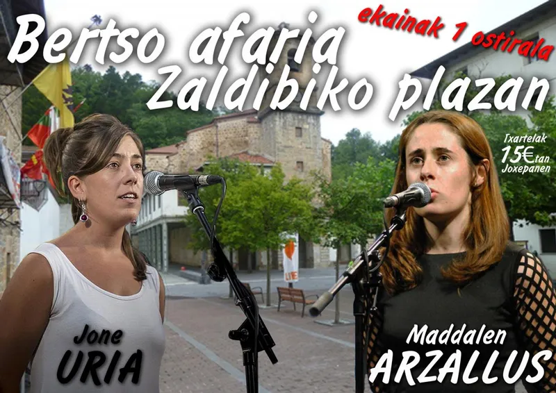 Zaldibia celebra la fiesta de fin de curso de su escuela de bertsolaris