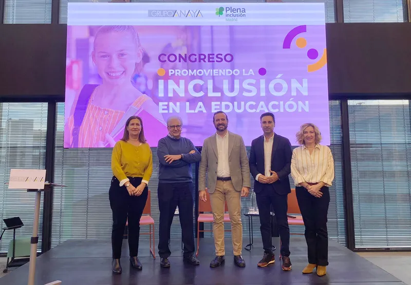 Grupo Anaya y Plena Inclusión Madrid impulsan la educación inclusiva en un congreso pionero