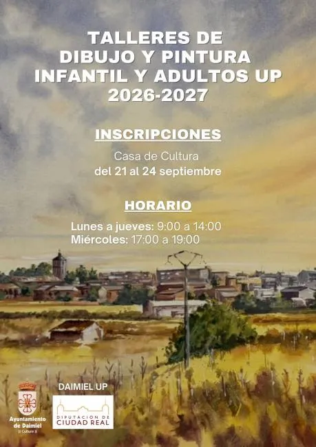 Daimiel abre inscripciones para talleres de dibujo y pintura para niños y adultos
