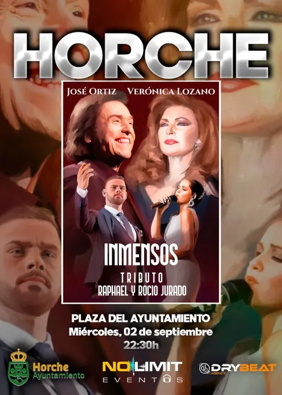 Horche celebra un espectáculo musical en homenaje a Raphael y Rocío Jurado