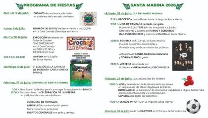 Parres celebra la fiesta de La Magdalena con misa, homenaje y actividades infantiles