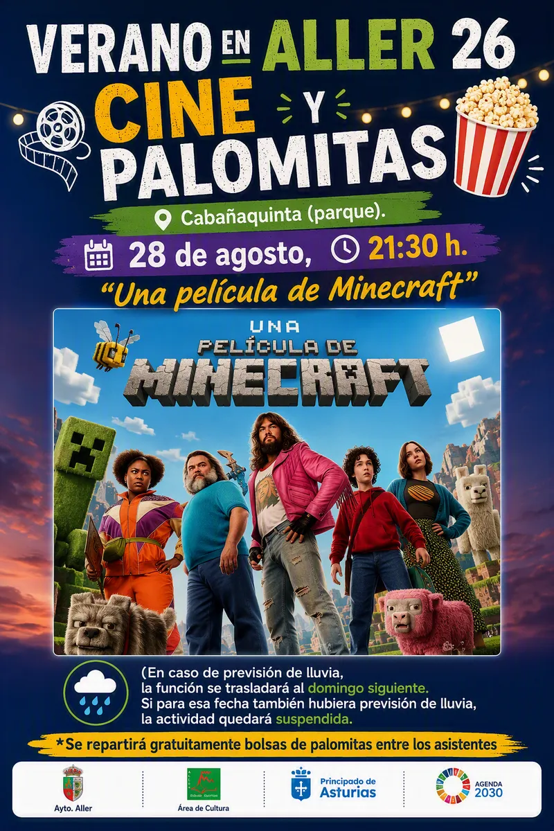 Aller proyecta la película de Minecraft 'El Mundo Exterior' este verano