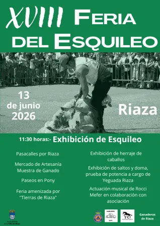 Riaza celebra la XVIII Fiesta del Esquileo el 13 de junio