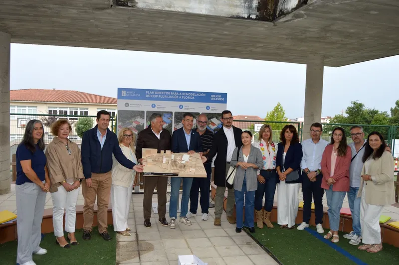 Sanxenxo destina 2,7 millones a la primera fase de reforma del colegio A Florida, que comenzará en 2027