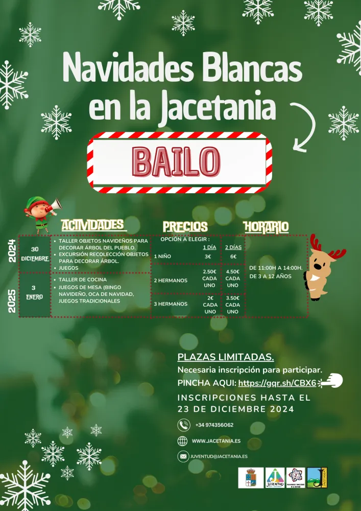 Bailo organiza un taller de adornos navideños para el árbol