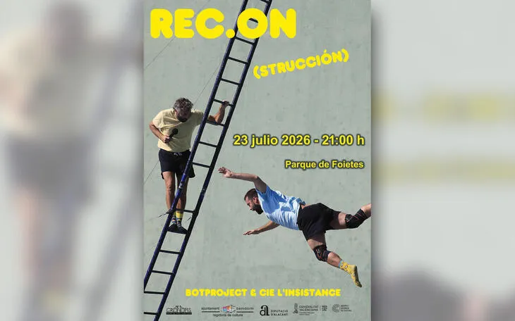 Benidorm celebra el verano con el espectáculo de acrobacias 'Rec.on(strucción)' en el Parc de Foietes