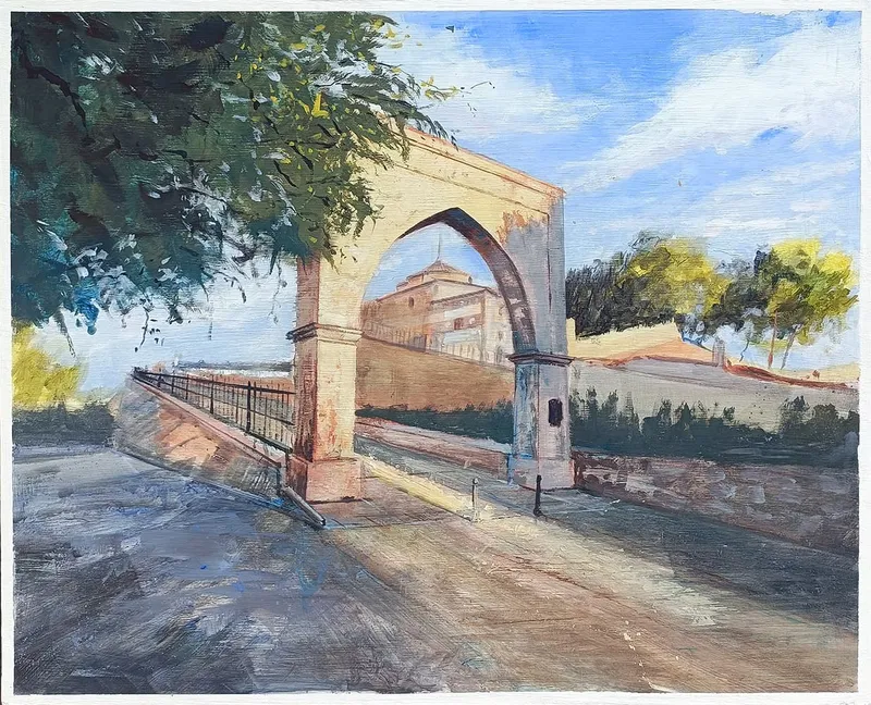Paco Rojas triunfa en certámenes de pintura rápida en Membrilla y Daimiel