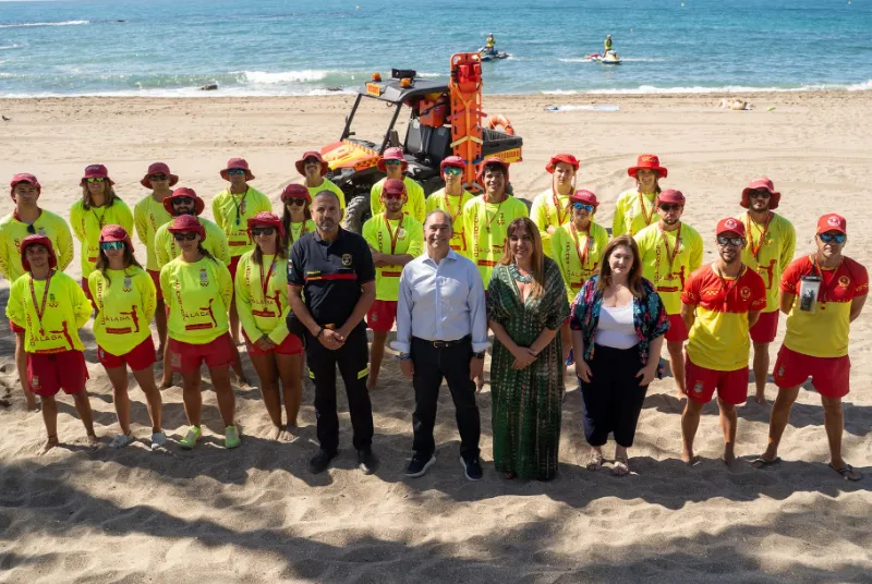 Benalmádena despliega un amplio dispositivo de seguridad y accesibilidad en sus playas