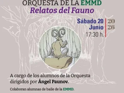 La Orquesta de la EMMD de Alpedrete cierra curso con el concierto "Relatos de Fauno"