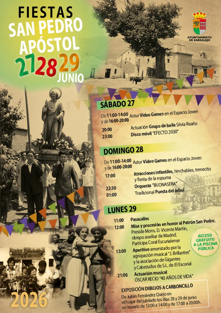 Zarzalejo celebra las fiestas de San Pedro con un variado programa de actividades