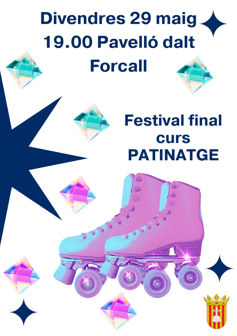 Forcall celebra su festival de fin de curso de patinaje