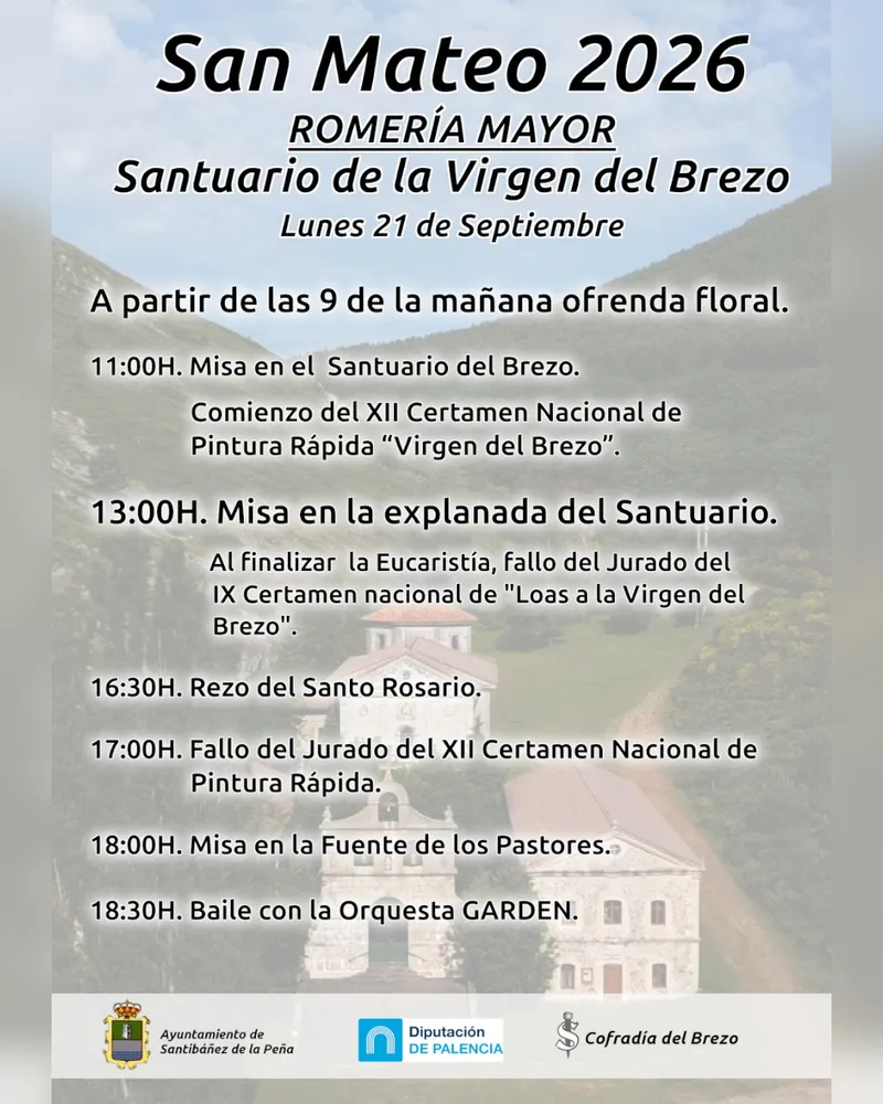 Santibáñez de la Peña celebra la Romería Mayor al Santuario de la Virgen del Brezo en 2026