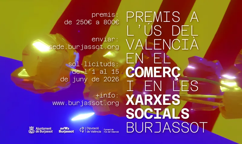 Burjassot premia el uso del valenciano en comercios y redes sociales
