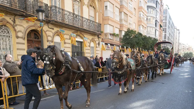 La festividad de Sant Antoni Abad de la calle Sagunt aspira a ser Fiesta de Interés Turístico Nacional