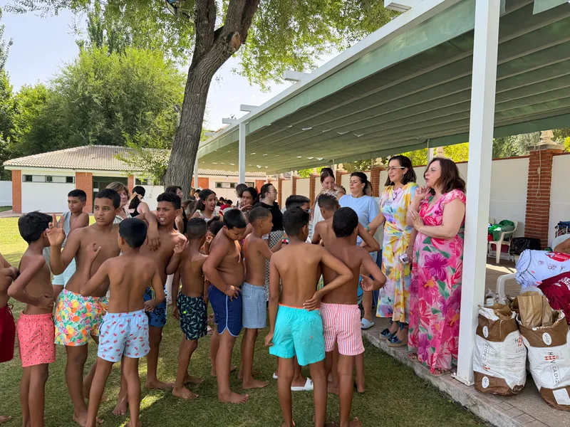 Torredelcampo acoge a niños saharauis en el programa 'Vacaciones en Paz'