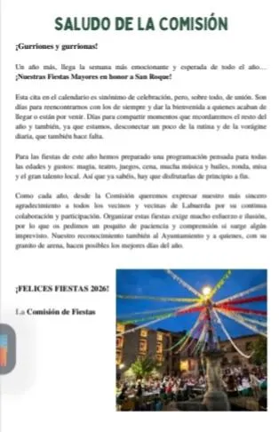 Labuerda celebra sus fiestas patronales en honor a San Roque del 10 al 16 de agosto