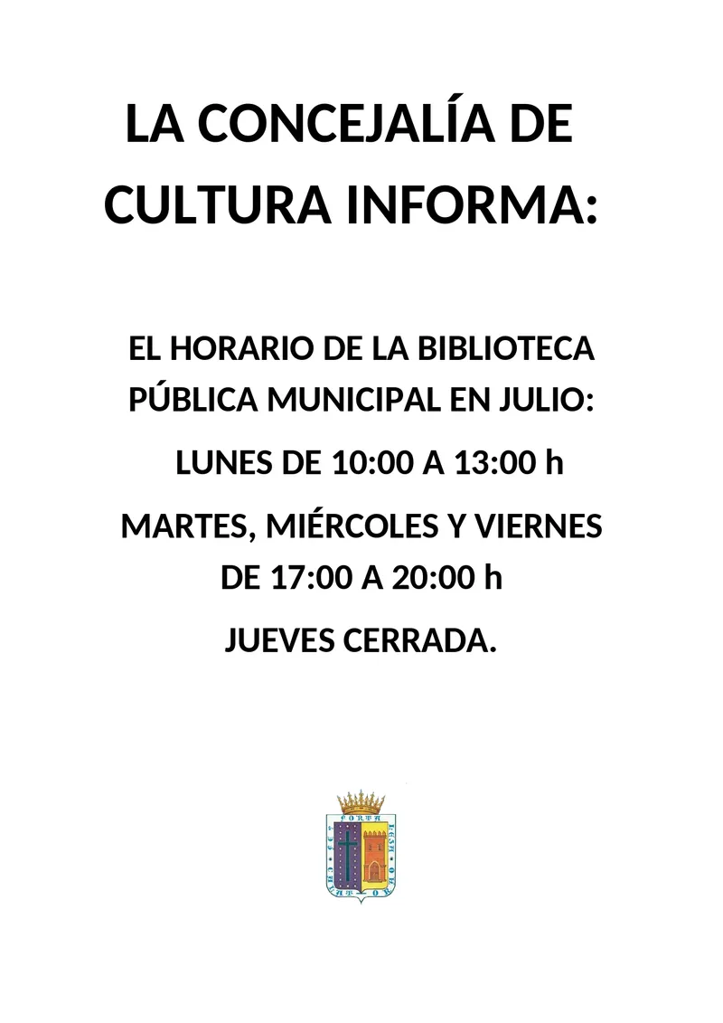 La Biblioteca de Calatorao ajusta su horario durante el mes de julio