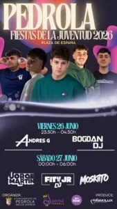 Pedrola anuncia las discomóviles y el Punto Violeta para las Fiestas de la Juventud 2026
