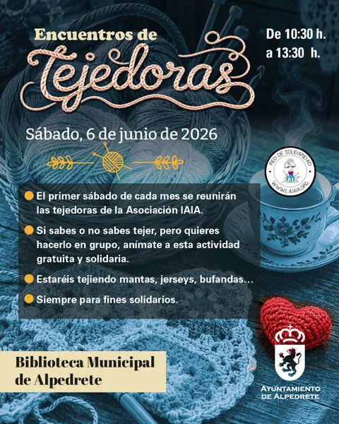 Alpedrete despide la temporada de tejedoras solidarias antes del verano