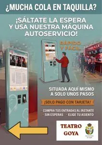Caspe estrena máquina expendedora de entradas para el Teatro Goya