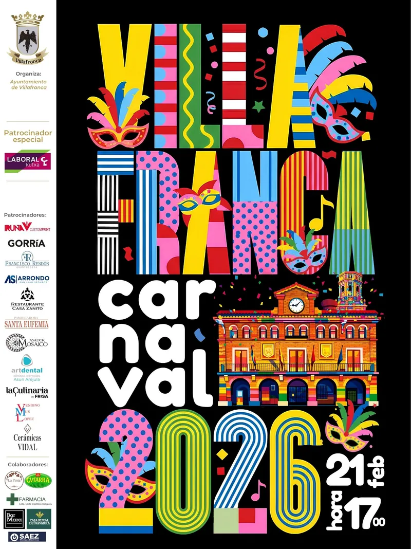 Villafranca se prepara para su Carnaval 2026 con un gran desfile y premios en metálico