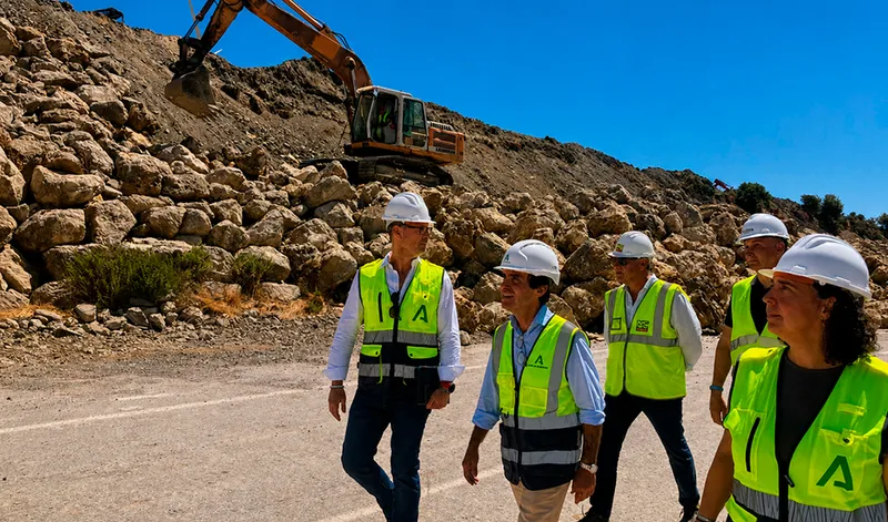Avanzan las obras de emergencia en la autovía Jerez-Los Barrios con casi 10 millones de euros