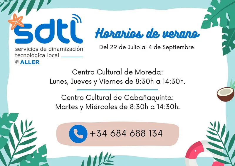 Aller ajusta los horarios del servicio de transporte durante el verano