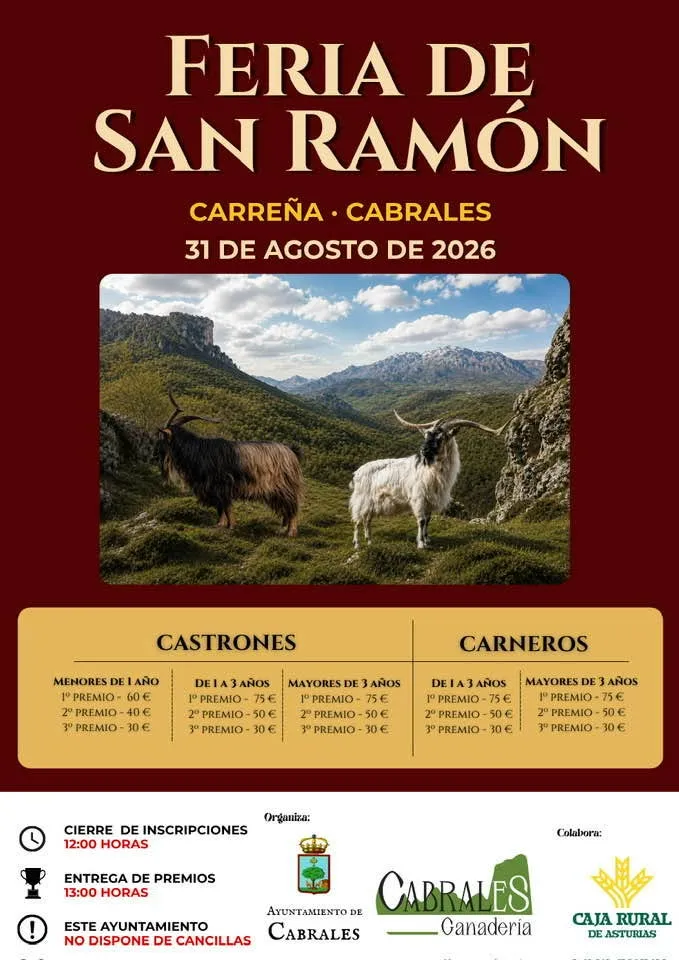 Cabrales celebra la tradicional Feria de San Ramón con actividades para todos los públicos